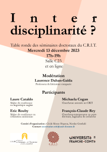 Interdisciplinarité
