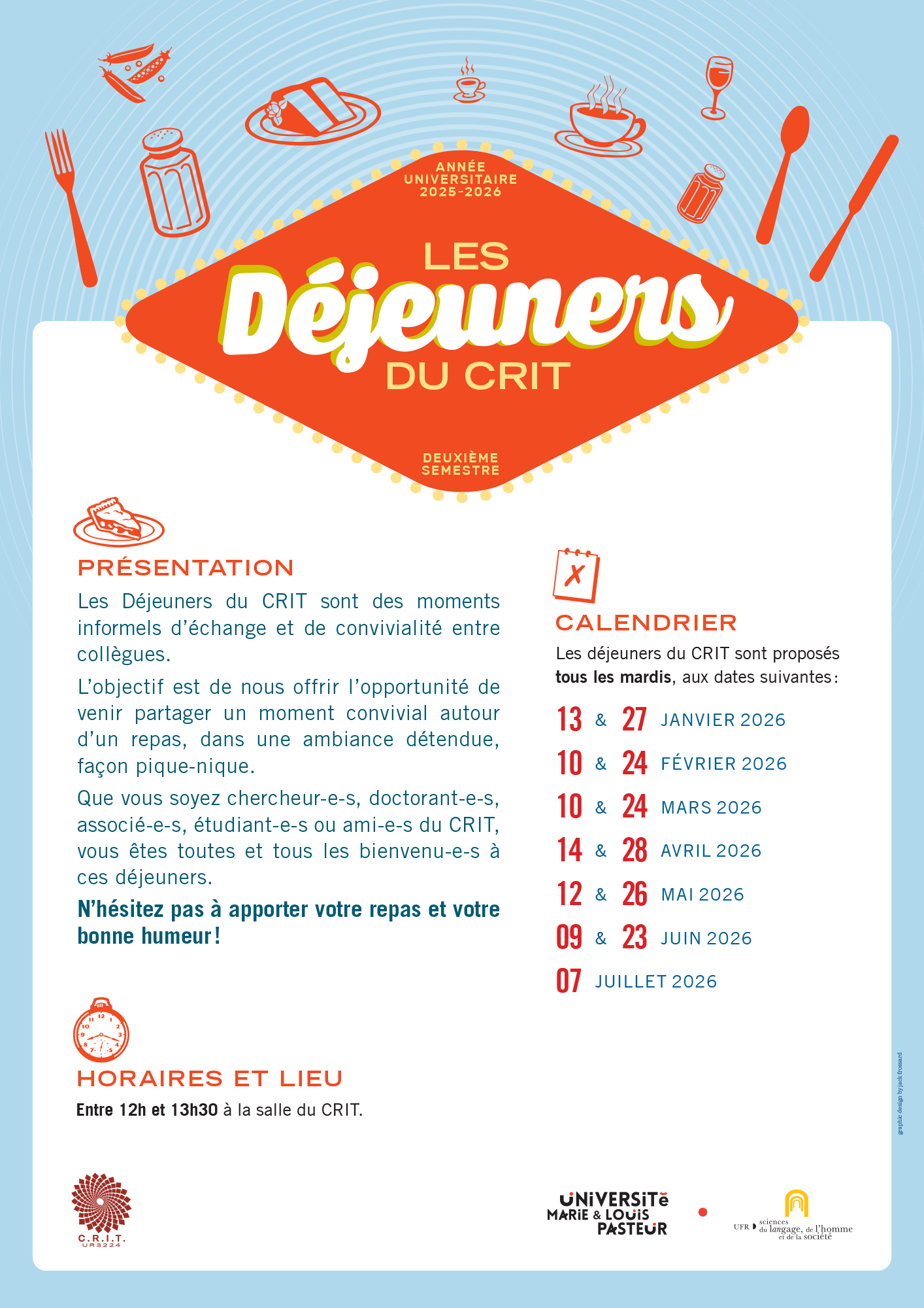 Les déjeuners du CRIT