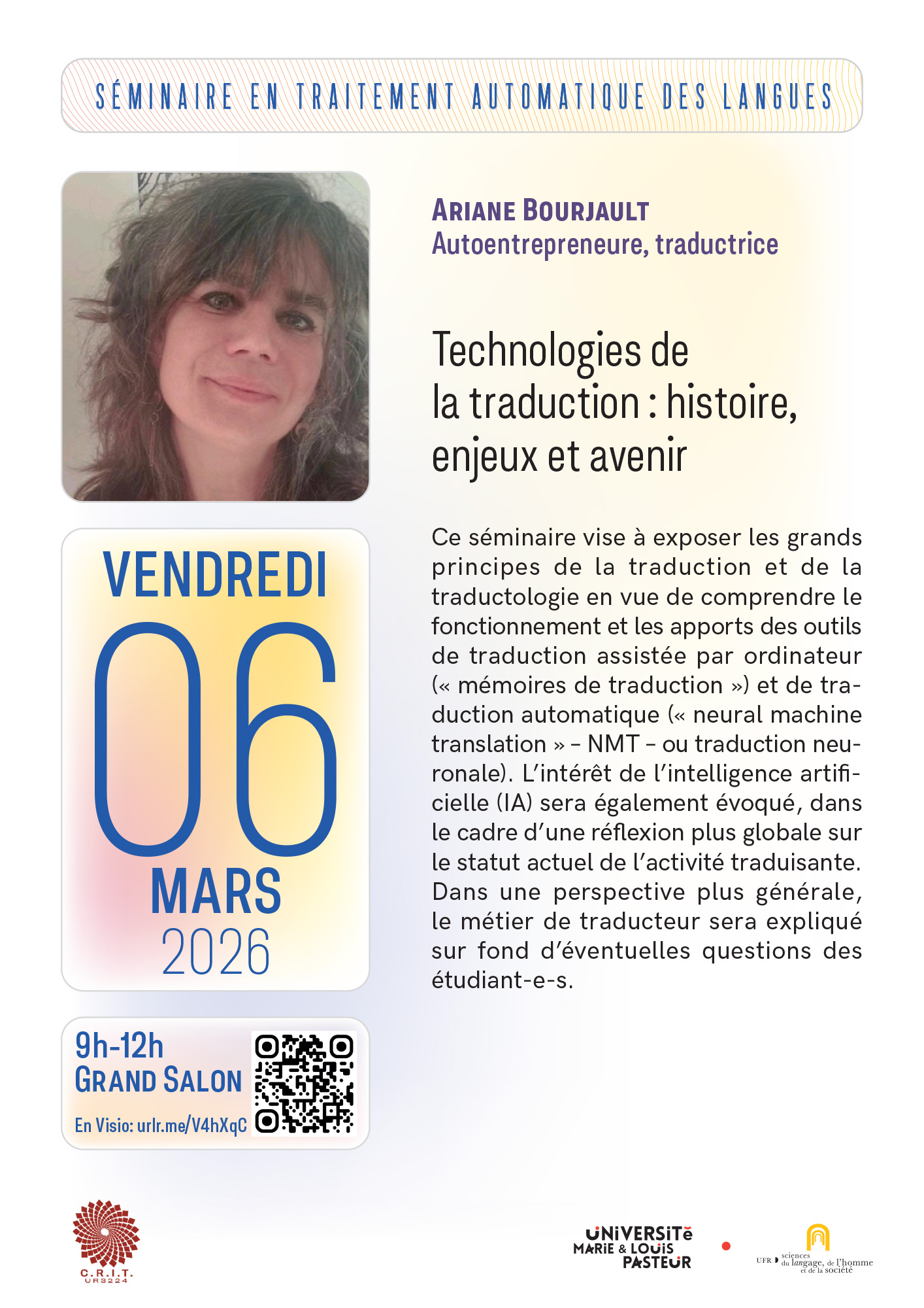 Séminaire en Traitement Automatique des Langues